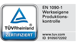 TV Rheinland zertifiziert